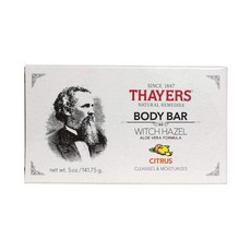 Thayers 위치 헤이즐 바디 바 시트러스, 141.75g, 1개