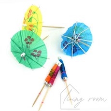 내집방 장식용 우산이쑤시개 과일요지