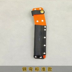 鋼筋工專用純牛皮扎鉤套, 1個, 鋼彎標準款