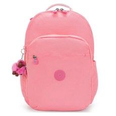 키플링 서울 엑스트라 라지 17인치 노트북 백팩 산호해 대형 서울 엑스트라 라지 17인치 노트북 백팩 내구성이 뛰어나고 넉넉한 패딩 어깨끈