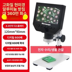 1600배 전자현미경 광학 실체 디지털 마이크로스코프 현미경, A. 스카이블루, 기본 색상