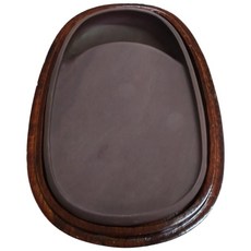 耕硯齋 端硯宋坑6英吋橢圓形 真宋坑硯石 保證發墨下墨 硯台, 1個