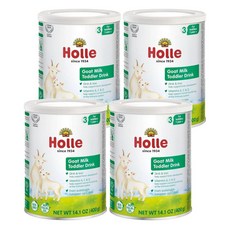 Holle 홀레 산양유 3단계 토들러 분유, 4개