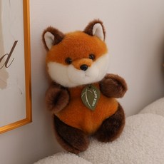 특이한 아기 팬더 레서판다 애착인형 귀여운 동물인형 호주, 1세트, 여우