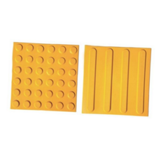 고무 점자블럭 1p 선형 점형 본드 부착타입, 선형 T748368, 1개