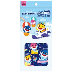 pinkfong Baby Shark 職業篇幼幼拼圖4入裝 (3、4、5、6片) 兒童益智玩具, 1個, 4片
