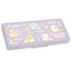 San-X 角落生物 角落小夥伴 繪圖尺四件組 刻度尺 直尺 三角尺 量角器 尺組《紫、寶石款》, 紫、寶石款, 1個