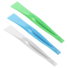 플라스틱 스크레이퍼 도구 3개 다목적 긁힘 방지 스티커 라벨 리무버 도구 주방 청소용 스크레이퍼 스티커 스크래치 먼지 페인트 클리너, 플라스틱 스크레이퍼 도구 3개, 다목적 긁힘 방지, 스