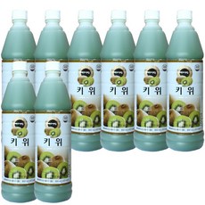 청솔 키위 음료베이스, 835ml, 8개