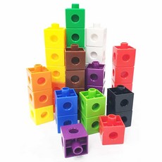 판다디자인몰 연결 수막대 멀티큐브 100P 어린이매쓰링크큐브세트 어린이수큐브세트 스냅큐브세트 어린이매쓰링크큐브 연결큐브세트