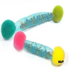 캣닢 폼폼 2개입 색상랜덤 캣장난감