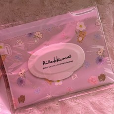 2022 SAN-X 플라워 리락쿠마 물티슈 파우치