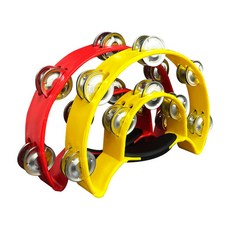 찰랑이 탬버린 노래방탬버린 32알 주점 행사 탬버린, 레드, 1개