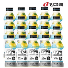 빙그레 더단백 워터 프로틴 백자몽 드링크 () 단백질 음료, 1개, 400ml