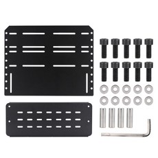 PC 레이싱 브레이크 페달 플레이어 세트 플레이트 게임용 로드 유압 장비 액세서리 교체, 알루미늄 휴식 페달 01, 기본 차종