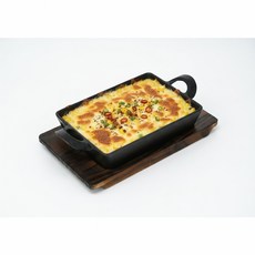 라포픽 주물 직사각팬 플레이팅팬, 2개, 16.2x11.5x3.3cm