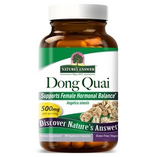NATURE'S ANSWER 當歸 500毫克 素食膠囊, 1個, 90錠