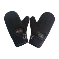 充電按摩熱敷手套 - 睡覺可用, 黑色單手熱敷款, 手部按摩器-充插兩用