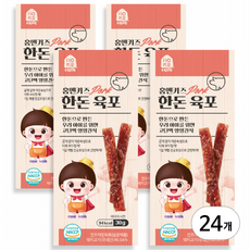 홈앤키즈 육포, 한돈육포, 30g, 24개