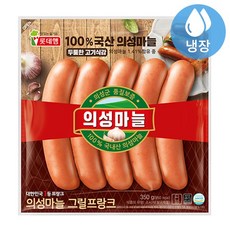 롯데 의성마늘 프랑크 350g, 1개