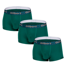 남성 분리형 투포켓 기능성 드로즈 그린 3종세트