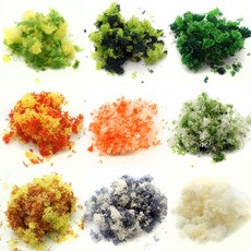 포레스 건축모형재료 디오라마 조경 잔디 만들기 스펀지덤불 30g, 1개, 옵션3