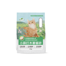 ECO艾可 小蘇打木薯貓砂 2.5kg 抗菌 低粉塵 強力除臭, 1個, 艾可木薯貓砂2.5kg-芬多精