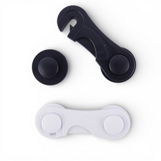 유아 아기 서랍잠금장치 문열림방지 도어 콘센트 냉장고 싱크대 서랍장 안전잠금장치, 화이트 2개, 2개