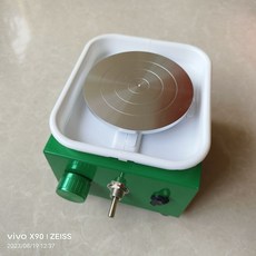 巨匠工廠陶藝機成人專業手工套裝供應孩子 電動 玩具禮物diy海外, 綠色,無水盆插電特價款4.5厘米轉盤送工具, 1個