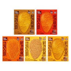 [랭킹닭컴] 잇메이트 크리스피 닭가슴살 5종 혼합, 10개, 90g