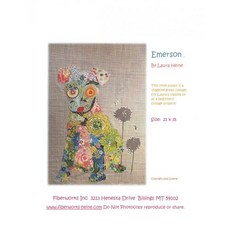 Fiberworks Emerson 강아지 콜라주 패턴 Fiberworks Emerson Puppy Collage pattern
