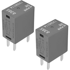 자동차 에어컨 릴레이 2PCS DC 12V 40A 4핀 고출력 다목적 AC 팬 OEM # 135001148385 교체 액세서리 아카디아 XT5 H2와 호환 가능