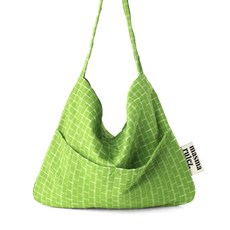 마스마룰즈 MASMARULEZ Rabbit eco bag_Check green 5014258720 292083