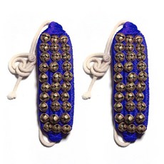 Arts Of India Kathak Ghungroo (16 No. Ghungroo) (3) 3줄 빅 댄싱 벨 쌍 핸드메이드 인도 클래식 댄스 액세서리 바라타냐엄 쿠치푸디