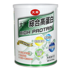 大禾綜合高蛋白營養補充品，全家適用，高鈣高蛋白，營養補充首選, 500g, 1個