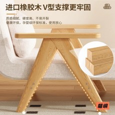 貓嶼 折疊沙發床 家用多功能實木沙發床 小戶型兩用沙發床, 0.8m-【原木腿】*免洗耐磨貓抓皮-原,可坐可躺-實 木*【升級加固】