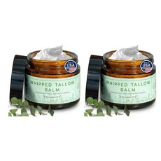 Really Good Blends 휘핑 타로우 밤 유칼립투스 바디버터 모이스처라이저 2oz2팩