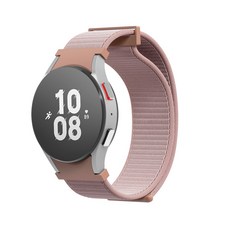 아이엠듀 갤럭시워치 호환 스포츠 루프 커브형 스트랩 20mm, 체크핑크, 1개