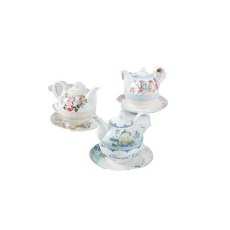 티포원 티팟 세트 도자기 숙우 티워머 티메이커 차우리기 차포트 표일배, A, 1개