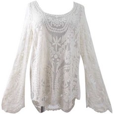 상의 여자 레이스 페미닌 매쉬 휴양지룩 비치웨어 커버업 제품, 상세페이지 참고