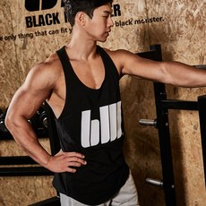 blackmonsterfit 深剪裁背心 Nasi