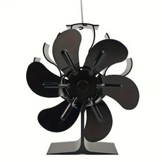 벽난로 무드등 감성조명 6개의 블레이드 열 구동 팬은 겨울철 거주 공간 및 가정에서 최적의 분배를 위해 자동 속도 조정을, 1)Stove Fan