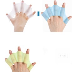 경희의마실 수영 손가락 물갈퀴 오리손, 그린 L