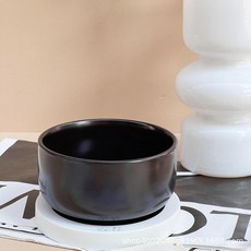 恒温陶瓷猫咪饮水喂食保温碗, 1個, 350ml纯白碗
