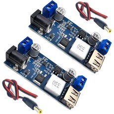 2Pcs 12V 5V 5A 컨버터 스텝다운 전원 공급 장치 24V 전압 레귤레이터 DC 9V 36V 5.3V 3.5-6A 변압기