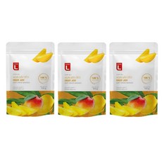 베트남 롯데마트 초이스 L 반건조망고 건망고 망고말랭이 슬라이스, 3개, 100g