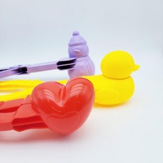 스포츠완구 메이커 스노우볼 오리집게 눈모양틀 9cm, 본상품