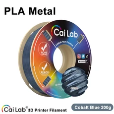 CaiLab PLA 금속 질감 3D 프린터 필라멘트 고강도 재료 (Bambu 1.75mm 직경 200g/스풀, 05 Blue