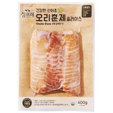 참프레 무화과 오리훈제 슬라이스, 10개, 400g