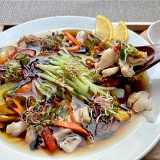 산지직송 국내산 명품 손질 순살 상콤달달 백고동스모노 950g(백고동 300g 야채 150g 육수 500g), 1세트